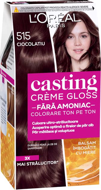 Крем краска для волос без аммиака Loreal Paris Casting Creme Gloss 515 Морозный шоколад 120