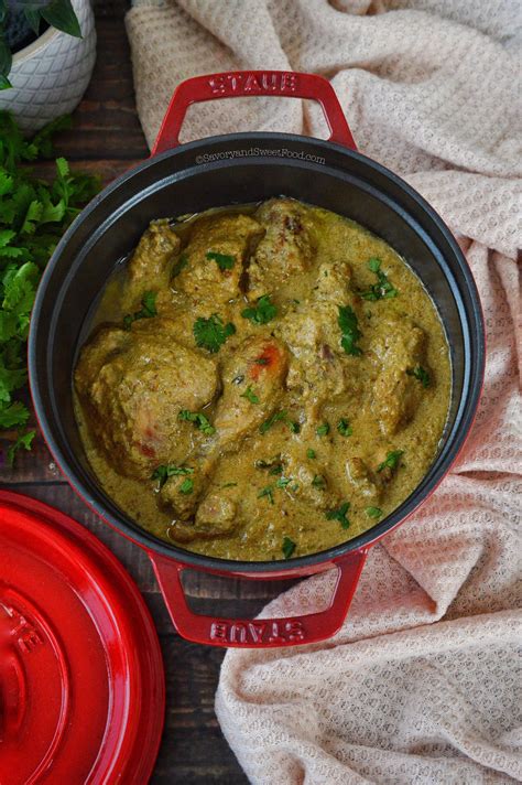 Afghani Chicken Curry Savoryandsweetfood