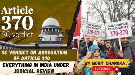 Supreme Court Verdict On Abrogation Of Article Upsc Youtube