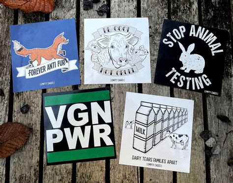 Vegan Stickers Pack 1010 Cm, Vegan Sticker, Vegan Stickers, Sticker ...