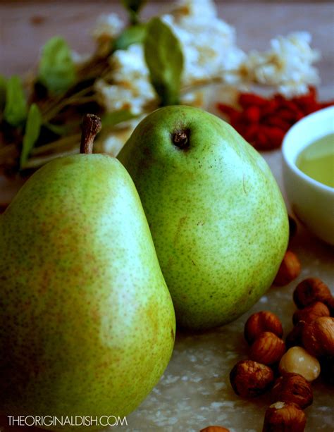 Fennel And Pear Salad With Goji Berry Vinaigrette The Original Dish