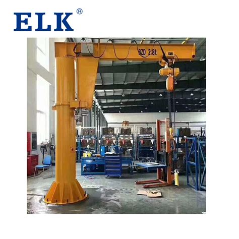 Kg Tonne Degree Rotating Column Mounted Electric Hoist Jib