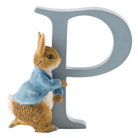 P Peter Rabbit Decorative Alphabet Letter By Beatrix Potter