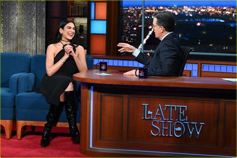 Dua Lipa Turned The Tables On Stephen Colbert And Interviewed Him Creating A Truly Profound