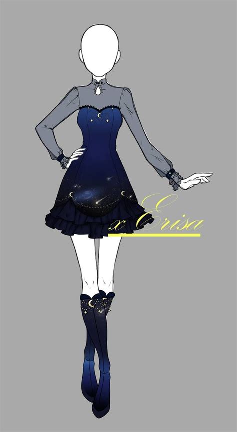 Dress Design Drawing, Dress Design Sketches, Dress Drawing, Fashion Design Drawings, Manga ...