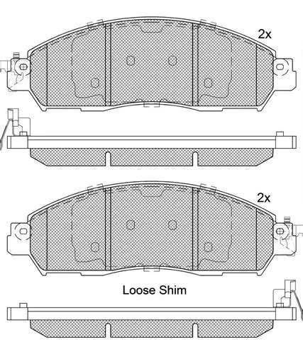 Balatas Delanteras Nissan Np300 2015 2021 Brembo Ceramica Envío gratis