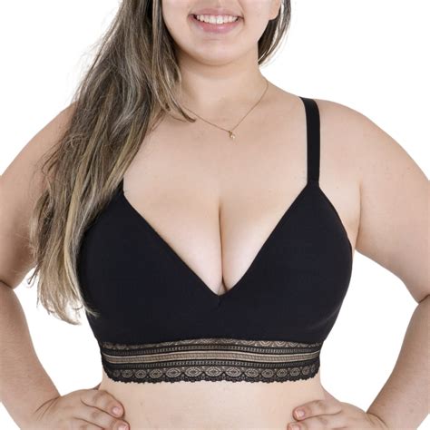 SUTIÃ PLUS SIZE SEM ARO RENDA TRIFIL