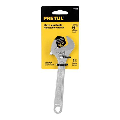 Llave Francesa 6 Pretul 21814 Cromada Distribuidor Prosinfer