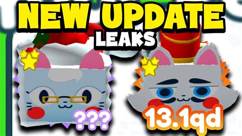 New Update Leaks Christmas Update In Pet Simulator X Youtube