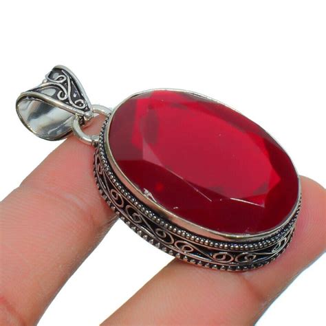 925 Sterling Silver Mozambique Garnet Gemstone Handmade Jewelry Oval