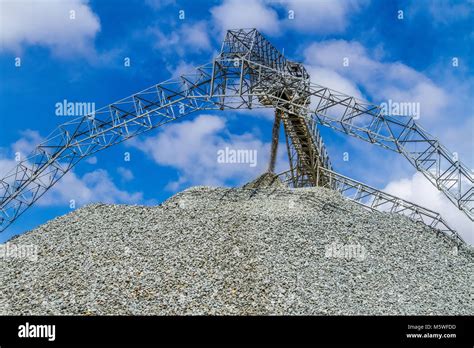 Platinum Mining and Processing of ore, Piles of ore rock being moved ...