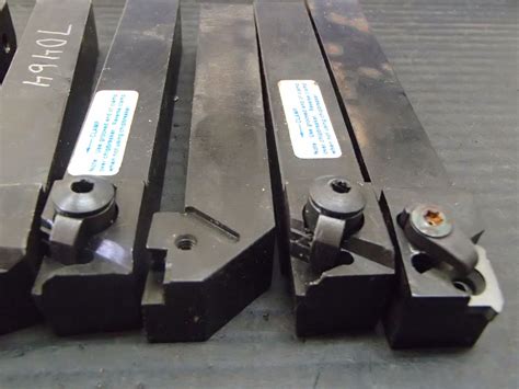 Misc 5/8" Indexable Lathe Tool Holders, 7 Total - BTM Industrial