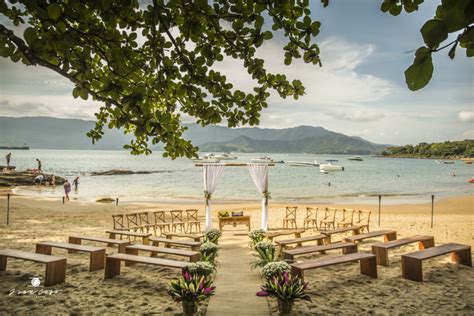 Casa de Canoa Casamento pé na areia em Ilhabela