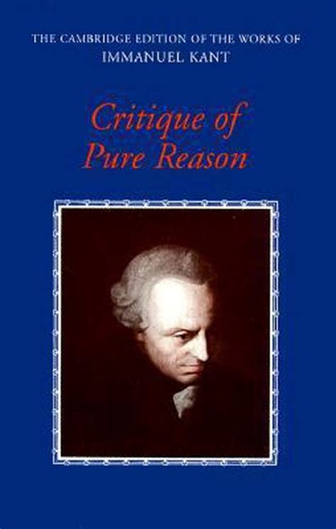 Critique Of Pure Reason 9780521657297 Immanuel Kant Boeken