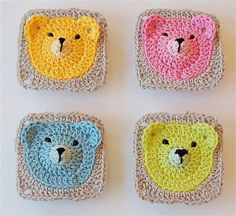 Teddy Bear Granny Square