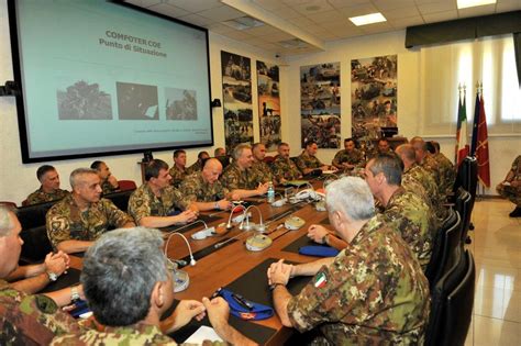 Meeting Dei Comandanti A SME Esercito Italiano