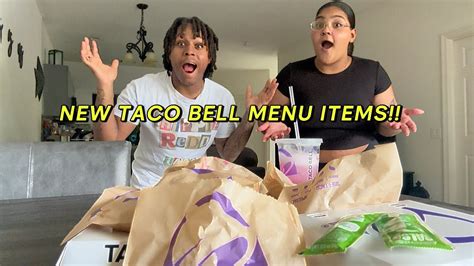 WE TRIED TACO BELLS NEW MENU ITEMS YouTube