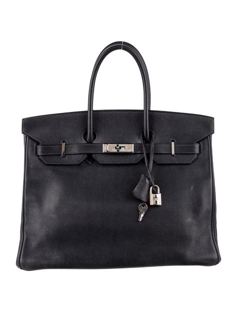 Hermès Togo Birkin 30 Black Handle Bags Handbags HER616038 The