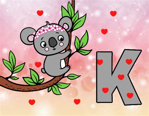 Dibujo De K De Koala Pintado Por En El Día 23 08 22 A Las 163410 Imprime Pinta O