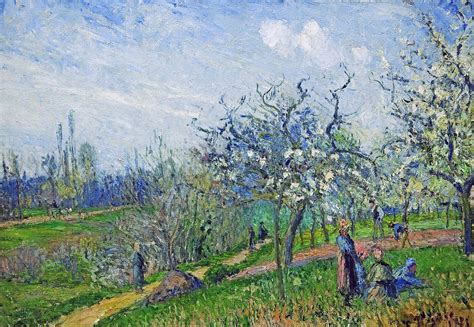 Camille Pissarro Flowering Orchard 1871 Camille Pissarro Camille