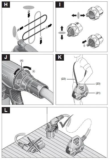 Bosch Llpaint Pfs W Electric Spray System V Instruction Manual