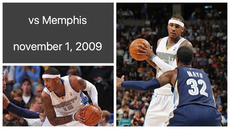 Carmelo Anthony Pts Vs Memphis Grizzlies Highlights November