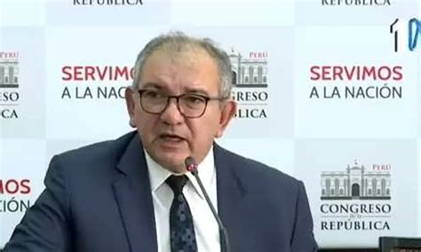 Jos Cevasco Renunci Al Cargo De Oficial Mayor Del Congreso Canal N