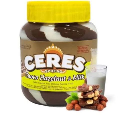 Jual Selai Ceres Choco Hazelnut Milk 350gr Ed Des 2024 Shopee