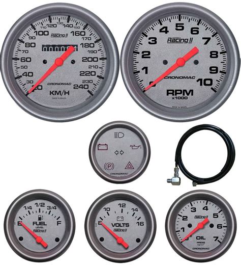 Kit Instrumentos Racing Ii Mm Mm Press O De Leo Cronomac