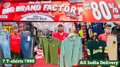 Big Brand Factory Sale 7 T Shirts 999 All India Delivery YouTube