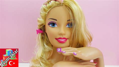 Barbie Oyuncak Videosu Türkçe Barbie Makyaji Ve Saç Modelleri Yapiyoruz Youtube