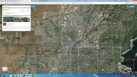 Roseville, California Map