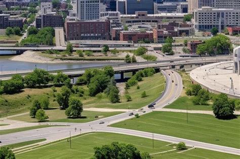 Premium Photo | Aerial view of kansas city