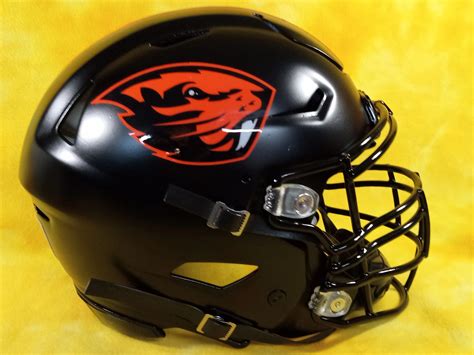 Oregon State Beavers Super custom fullsize Riddell Speed Flex football ...