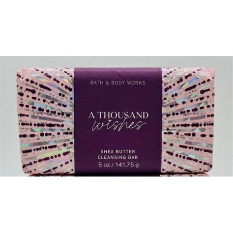 Bath And Body Works A Thousand Wishes Shea Butter Cleansing Bar Soap 5