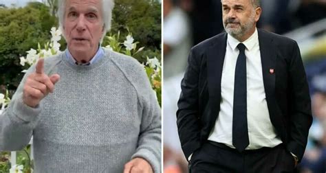 Henry The Fonz Winkler Breaks Silence After Tottenham Boss Ange