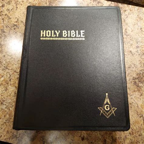 Holy Bible Masonic Edition Red Letter Edition John A Hertel