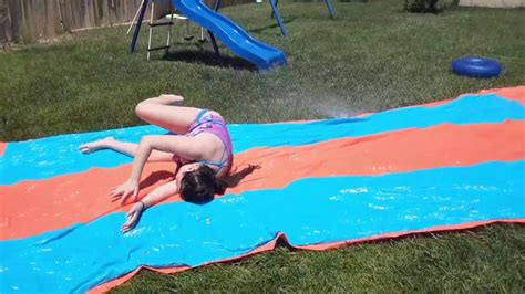 Slip And Slide Challenge Crazy Youtube