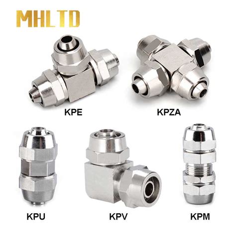 Air Quick Coupler Hose 4mm 6mm 8mm 10mm 12mm Pneumatic Fitting Connector Fittings Kpe Kpv Kpu