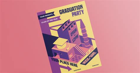 Graduation Party Flyer, Graphic Templates - Envato Elements