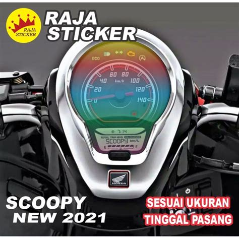 Stiker Antigores Speedometer Scoopy New 2021 Lazada Indonesia