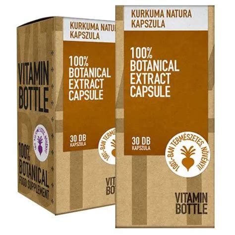 Vitamin Bottle Kurkuma natura porkapszula 30db BioNagyker webáruház