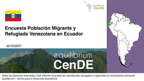 Migraci N Venezolana En Ecuador Resultados De Era Encuesta Regional A