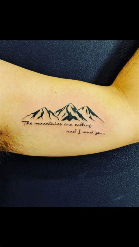 Stunning Mountain Range Tattoo