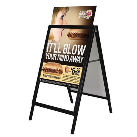 YDisplay Heavy Duty A Frame Folding Sidewalk Sign For Poster Board 24x