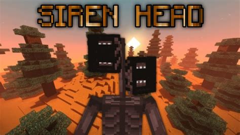 Melawan Monster Kepala Speaker Siren Head Horror Story Minecraft