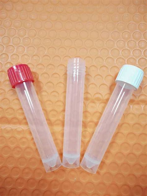 Laboratory Disposable Plastic Pp Test Tubes Non Sterile Virus Sample