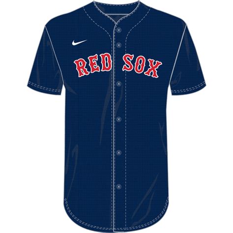 Nike MLB Adult/Youth Dri-Fit Full Button Jersey N140 / NY40 BOSTON RED ...