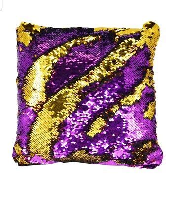 Livedeal Reversible Sequins Mermaid Pillow Cases X Cm Purple And