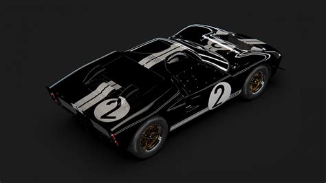 Ford Gt40 Mk Ii 3d Model By Allaydesign